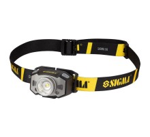 Ліхтар Sigma LED 300Лм 1200мАч із сенсором та фокусуванням (5390251)