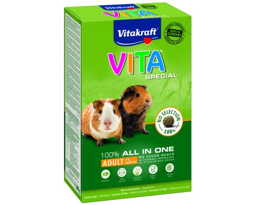 Корм для гризунів Vitakraft Vita Special для морських свинок 600 г (4008239253118)