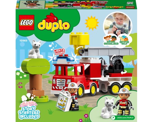 Конструктор LEGO DUPLO Town Пожежна машина 21 деталь (10969)