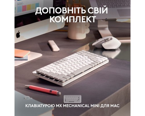 Мишка Logitech MX Master 3S For Mac Performance Wireless Pale Grey (910-006572)