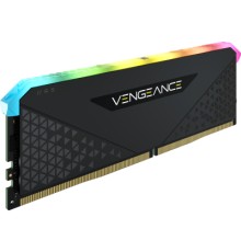 Модуль пам'яті для комп'ютера DDR4 16GB 3200 MHz Vengeance RGB RS Black Corsair (CMG16GX4M1E3200C16)