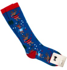 Шкарпетки дитячі BNM махрові новорічні (M1C0501-0035-3-blue)