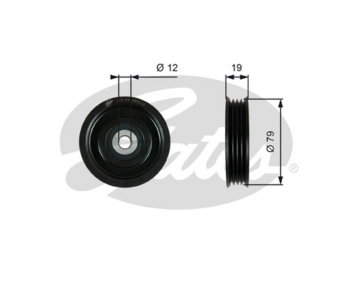 Ролик натягувача ременя Gates T39184