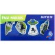 Закладки для книг Kite пластикові UFO 4x20 шт, 35х50 мм (K22-479-2)