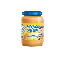 Дитяче пюре Чудо-Чадо Яблуко та Груша з 4 місяців 170 г (4820016251458)