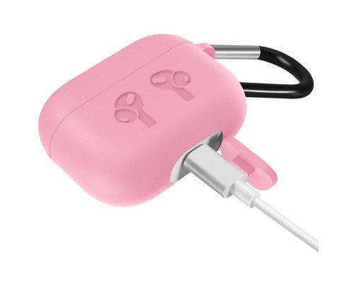 Чохол для навушників BeCover Silicon Protection для Apple AirPods Pro Pink (704501)