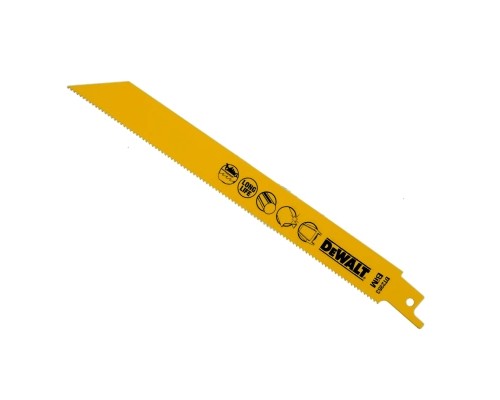 Полотно DeWALT для шабельних пилок, по металу, швидкий пропил, 203 мм, 14 TPI, 5 шт (DT2353)