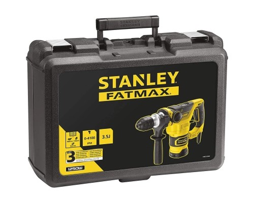 Перфоратор Stanley SDS-Plus, 1250 Вт, 3.5 Дж, 850 об/мин, кейс (FME1250K)