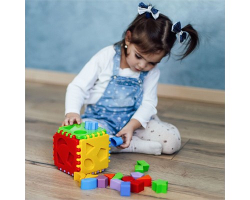 Розвиваюча іграшка Tigres сортер Educational cube 64 елемента (39781)