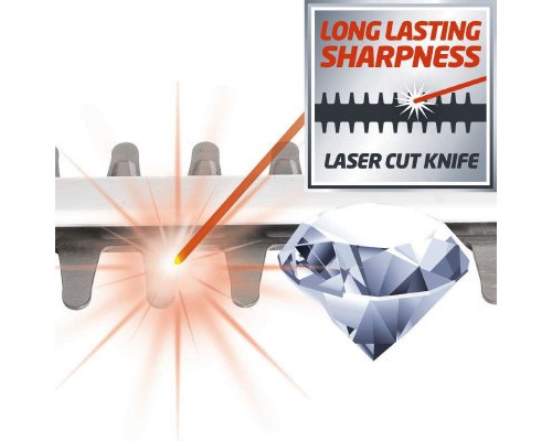 Кущоріз Einhell GE-CH 18/60 Li - Solo, 18В, PXC, 600 мм, 2.9 кг (без АКБ та ЗП) (3410930)