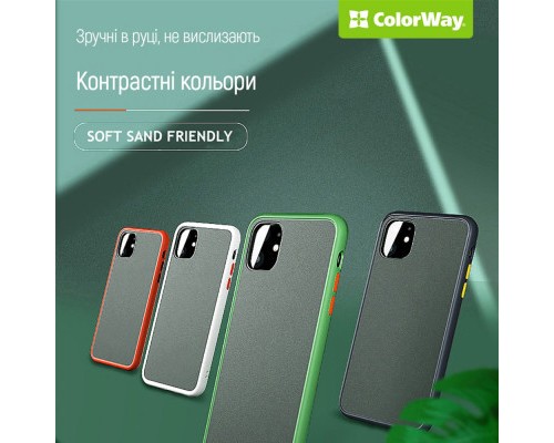 Чохол до мобільного телефона ColorWay Smart Matte Xiaomi Redmi 12 black (CW-CSMXR12-BK)