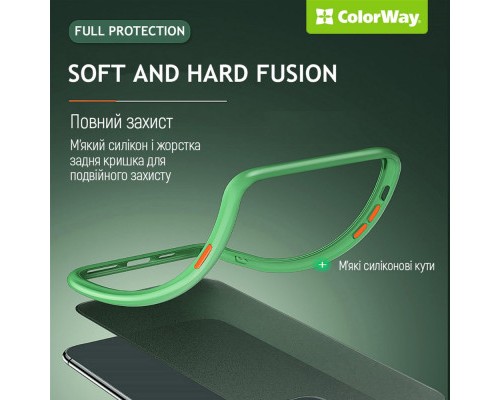 Чохол до мобільного телефона ColorWay Smart Matte Xiaomi Redmi 12 black (CW-CSMXR12-BK)