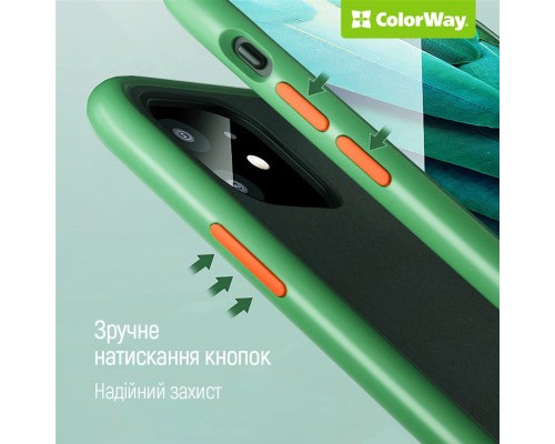 Чохол до мобільного телефона ColorWay Smart Matte Xiaomi Redmi 12 black (CW-CSMXR12-BK)