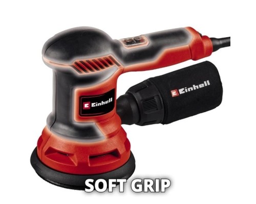Шліфувальна машина Einhell TC-RS 425 E, 125 мм, 425Вт, 12000-26000 кол/хв, 1.7 кг (4462005)