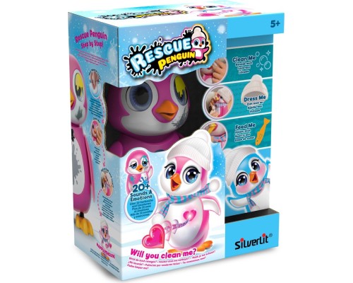 Інтерактивна іграшка Silverlit Врятуй Пінгвіна рожева (88651)