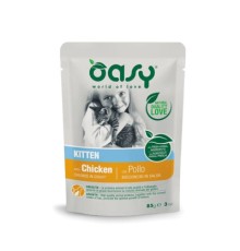 Вологий корм для кішок OASY Kitten з куркою 85 г (8053017343686)