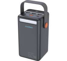 Батарея універсальна Choetech 50000mAh, PD/3.0/65W, QC/3.0/18W, USB-C, 3*USB-A, mirco USB, LED Light (B664-CCBE) 