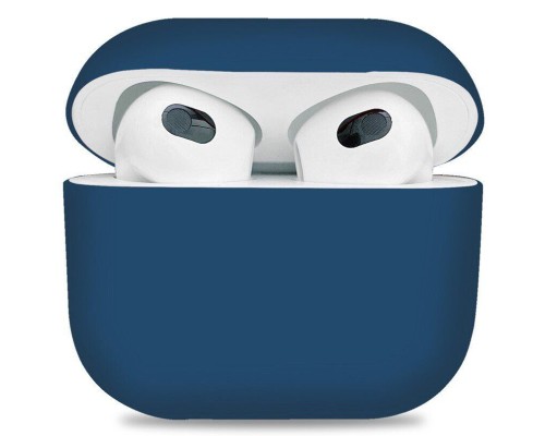 Чохол для навушників Armorstandart Ultrathin Silicone Case для Apple AirPods 3 Dark Blue (ARM60304) Чохол для навушників Armorstandart Ultrathin Silicone Case для Apple AirPods 3 Dark Blue (ARM60304)