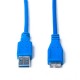 Дата кабель USB 3.0 AM to Micro B 0.5m Prologix (PR-USB-P-12-30-05m)
