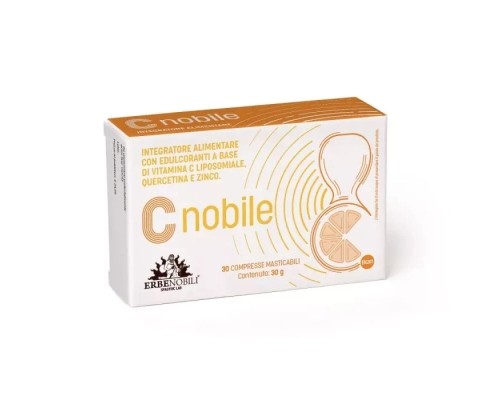 Вітамін Erbenobili Вітамін С для підвищення енергії та імунітету, Cnobile, 30 ж (EN201)
