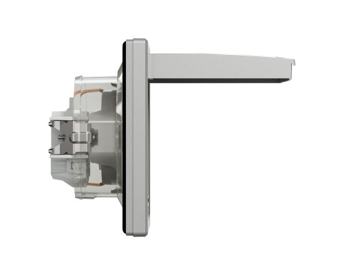 Розетка Schneider Electric ASFORA з кришкою IP44, алюміній (EPH3100361)