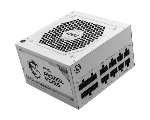 Блок живлення MSI 850W (MAG A850GL PCIE5 WHITE)