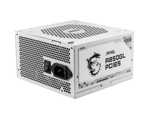 Блок живлення MSI 850W (MAG A850GL PCIE5 WHITE)