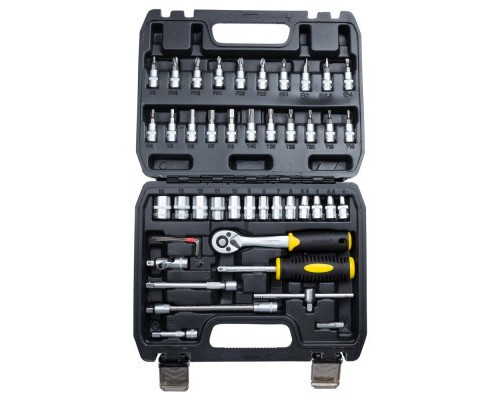 Набір інструментів Sigma насадок торцевих та біт 1/4