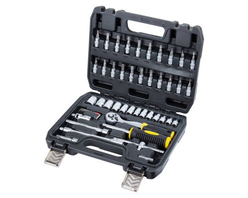 Набір інструментів Sigma насадок торцевих та біт 1/4