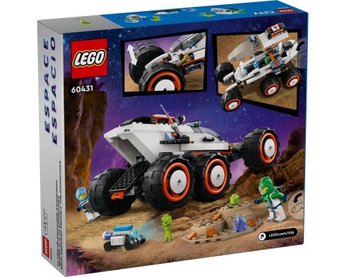 Конструктор LEGO City Космічний дослідницький всюдихід й інопланетне життя 311 деталей (60431)