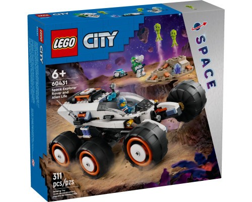 Конструктор LEGO City Космічний дослідницький всюдихід й інопланетне життя 311 деталей (60431)