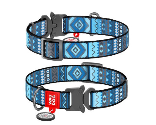 Нашийник для тварин WAUDOG Nylon з QR паспортом 