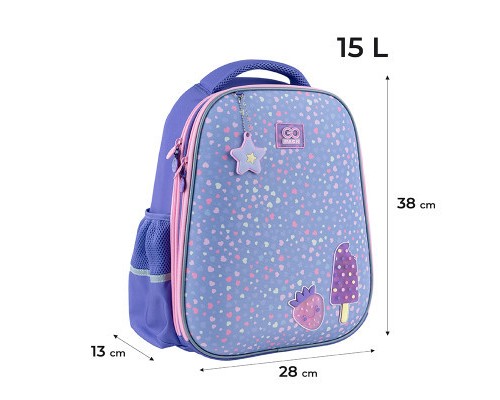 Портфель GoPack Education напівкаркасний 165M-2 Just Enjoy (GO24-165M-2)