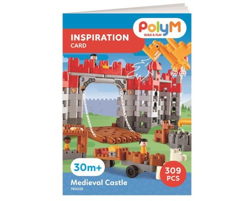 Конструктор PolyM Середньовічний замок 310 деталей (760026)
