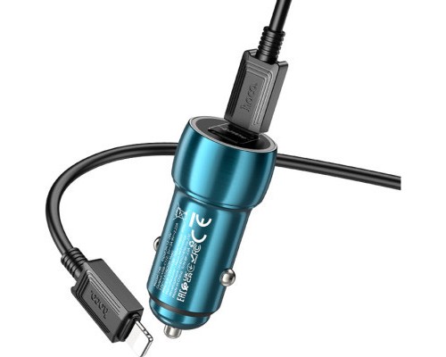 Зарядний пристрій HOCO Z48 Tough Type-С/Type-C Sapphire Blue (6931474795021)