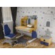 Парта з кріслом Mealux Timberdesk S (парта + крісло + тумба) (BD-685 S+ box BD 920-2 BL+Y-110 DBG)