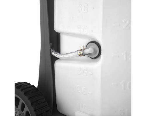 Обприскувач 2E AquaSpray 40LR 40л, 12В, 1х12Ah, 7бар, 2.9л/хв, шланг 15м, на колесах (2E-40LWBS15)