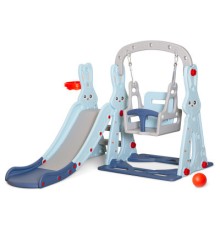 Гірка Mealux Bunny (KD-B261 Blue)