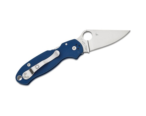 Ніж Spyderco Para 3 Satin SPY27 Cobalt Blue G10 (C223GPCBL)