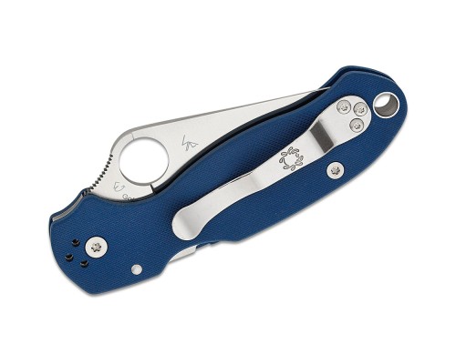 Ніж Spyderco Para 3 Satin SPY27 Cobalt Blue G10 (C223GPCBL)