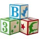 Кубики Melissa&Doug Набір з 3-х великих дерев'яних кубиків (MD30543)