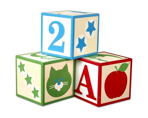 Кубики Melissa&Doug Набір з 3-х великих дерев'яних кубиків (MD30543) Кубики Melissa&Doug Набір з 3-х великих дерев'яних кубиків (MD30543)
