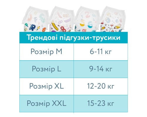 Підгузки Offspring Трусики Fun Figures розмір L 9-14 кг 36 шт (DP-OI-FAP-L36P-FFG)