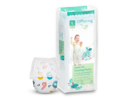 Підгузки Offspring Трусики Fun Figures розмір L 9-14 кг 36 шт (DP-OI-FAP-L36P-FFG)