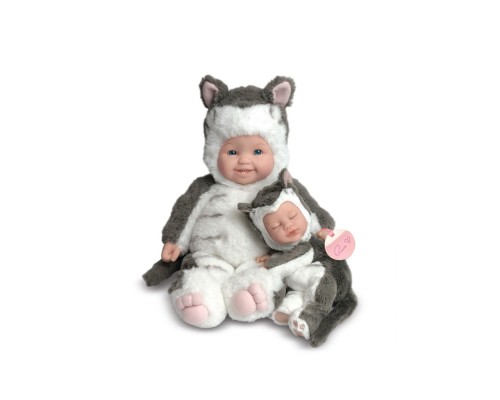 Пупс Anne Geddes набір Маленькі сестри Кошенятка 38 см та 23 см (575706)