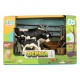 Фігурка Kids Team набір Ферма фермер, чорно білий бик, чорно біле теля (Q9899-X10_4)