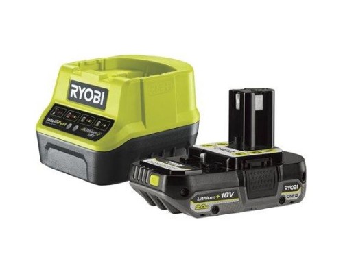 Набір акумулятор + зарядний пристрій Ryobi ONE+ RC18120-120C 18V 1х2Ah, ЗП 2А (5133005090)