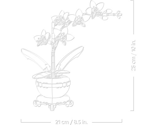 Конструктор LEGO Botanicals Міні орхідея (10343)