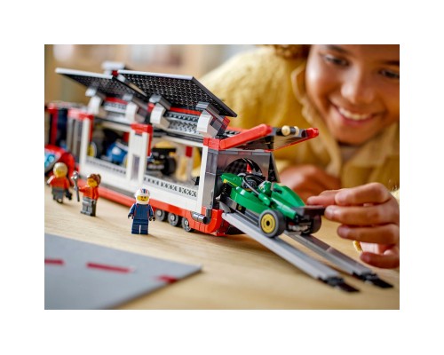 Конструктор LEGO City Вантажівка F1 з автомобілями RB20 та AMR24 (60445)