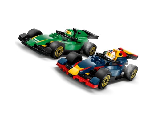 Конструктор LEGO City Вантажівка F1 з автомобілями RB20 та AMR24 (60445)